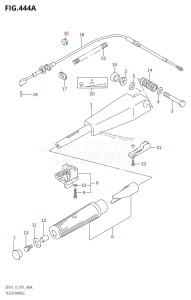 DF15 From 01502F-510001 (P01)  2005 drawing TILLER HANDLE (K4)