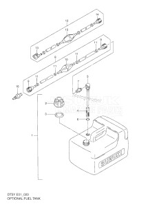 DT5 From 00503-030001 ()  1998 drawing OPTIONAL : FUEL TANK