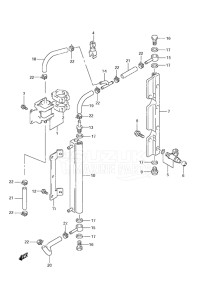 Outboard DF 90A drawing Fuel Injector