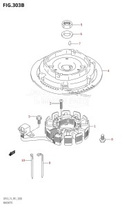 DF15 From 01502F-780001 (P01)  2007 drawing MAGNETO (K5,K6,K7,K8,K9,K10,011)