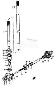 DT5 From d-10001 ()  1983 drawing TRANSMISSION