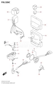 DF200 From 20002F-910001 (E01 E40)  2019 drawing PTT SWITCH /​ ENGINE CONTROL UNIT (DF200Z)