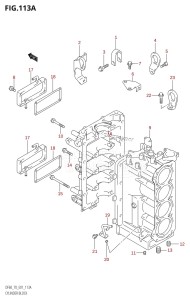 DF60 From 06001F-861001 (E01)  1998 drawing CYLINDER BLOCK