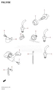 DF200Z From 20002Z-310001 (E03)  2013 drawing SENSOR (DF250T:E03)