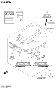 DF15A From 01504F-040001 (E03 P03)  2020 drawing ENGINE COVER (DF9.9BT,DF9.9BTH)