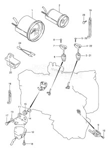 DT175 From 17501-901868 ()  1989 drawing SENSOR & METER (DT200EPI /​ 150EPI /​ 225)(*)