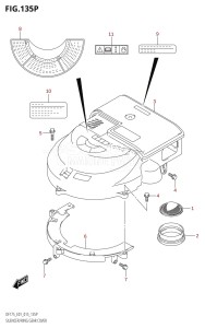 DF175ZG From 17502Z-510001 (E01 E40)  2015 drawing SILENCER /​ RING GEAR COVER (DF175Z:E40)