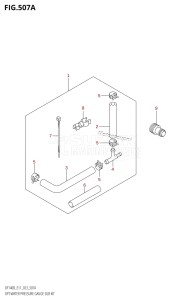 DF140BZ From 14005Z-340001 (E11 E40)  2023 drawing OPT:WATER PRESSURE GAUGE SUB KIT