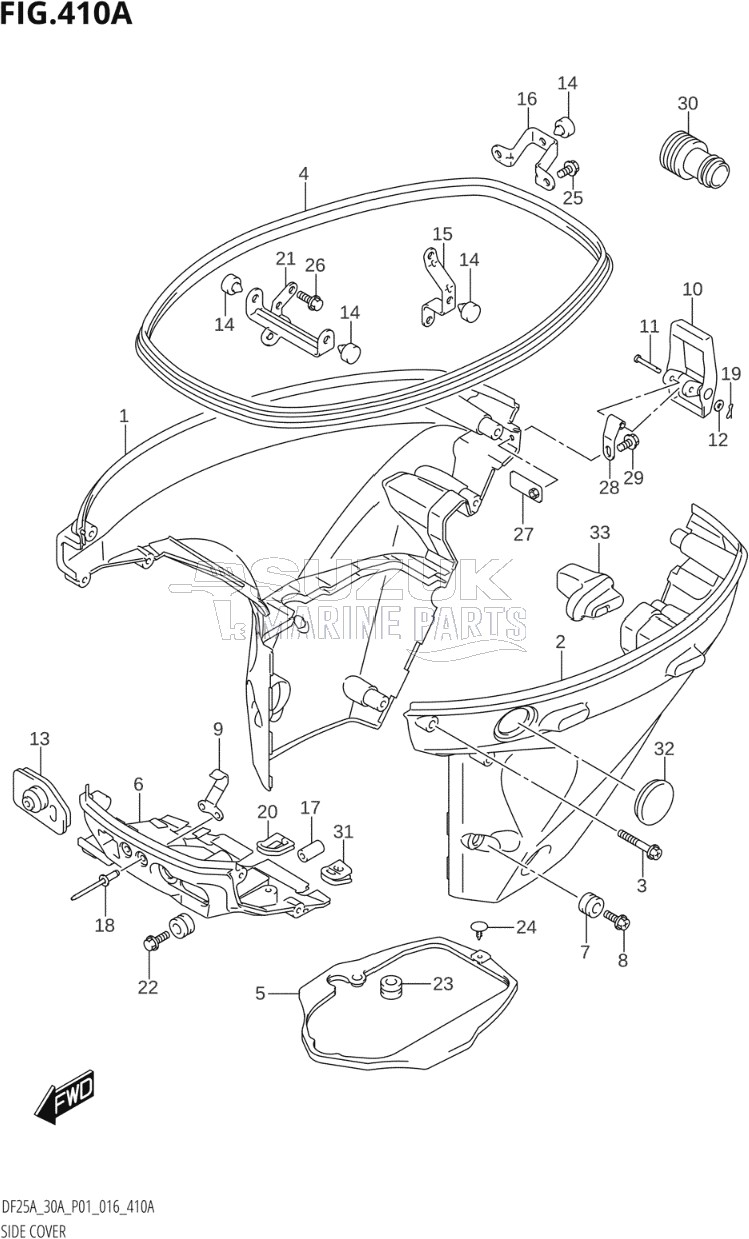 SIDE COVER (DF25A:P01)