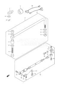 Outboard DF 60 drawing Drag Link