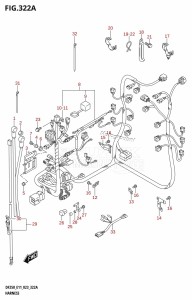 DF250 From 25003F-040001 (E01 E03 E40)  2020 drawing HARNESS (DF200T,DF200Z)