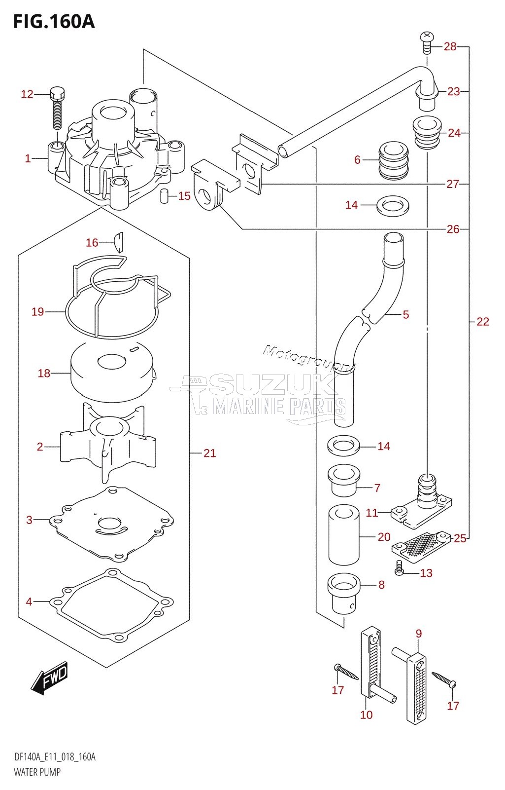 WATER PUMP (E11,E03)