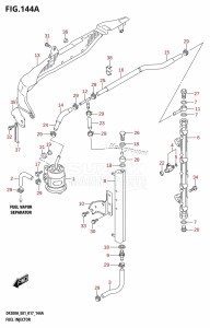 DF200AZ From 20003Z-710001 (E01 E40)  2017 drawing FUEL INJECTOR (DF200AT:E01)