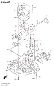 DF225Z From 22503Z-910001 (E03)  2019 drawing ENGINE HOLDER (DF225T,DF225Z,DF250T,DF250Z)