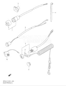 01501F-751001- (1997) 15hp - (DF15(A,AR)S V) DF15(A,A)S V drawing ELECTRICAL (1)