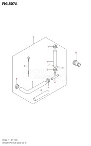 DF140A From 14003F-040001 (E11 E40)  2020 drawing OPT:WATER PRESSURE GAUGE SUB KIT