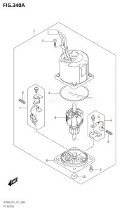 DF250A From 25003P-710001 (E01 E40)  2017 drawing PTT MOTOR