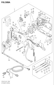 01504F-340001 (2023) 15hp E03-USA (DF15ATH) DF15A drawing OPT:REMOTE CONTROL (DF9.9B,DF15A,DF20A)