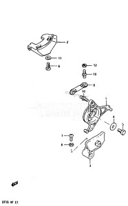 DT15 From 01501-301001 till 303840 ()  1983 drawing THROTTLE CONTROL