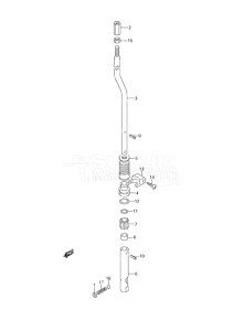 Outboard DF 25 drawing Shift Rod