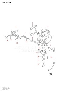 DF70 From 07001F-780001 (E03)  2007 drawing THROTTLE BODY