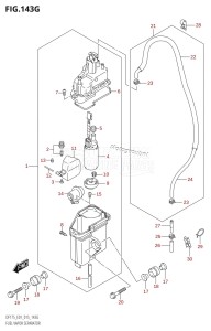 DF150Z From 15002Z-510001 (E01 E40)  2015 drawing FUEL VAPOR SEPARATOR (DF150ZG:E01)