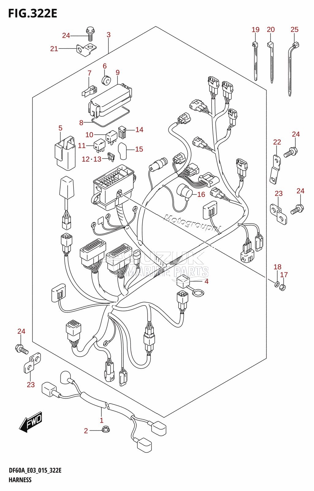 HARNESS (DF60AVT:E03)