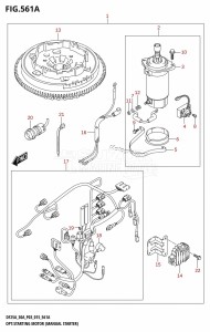 DF30A From 03003F-510001 (P03)  2015 drawing OPT:STARTING MOTOR (MANUAL STARTER) (DF25A:P03:M-STARTER)