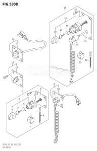 DF115Z From 11502Z-210001 (E01 E40)  2012 drawing OPT:SWITCH (DF115T:E40)