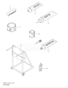 01501F-861001- (1998) 15hp - (DF15(A,AR)S W) DF15(A,A)S W drawing OPTIONAL