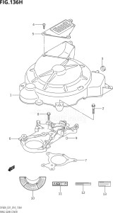 06002F-410001 (2014) 60hp E01 E40-Gen. Export 1 - Costa Rica (DF60A  DF60AQH  DF60ATH) DF60A drawing RING GEAR COVER (DF60A:E40)