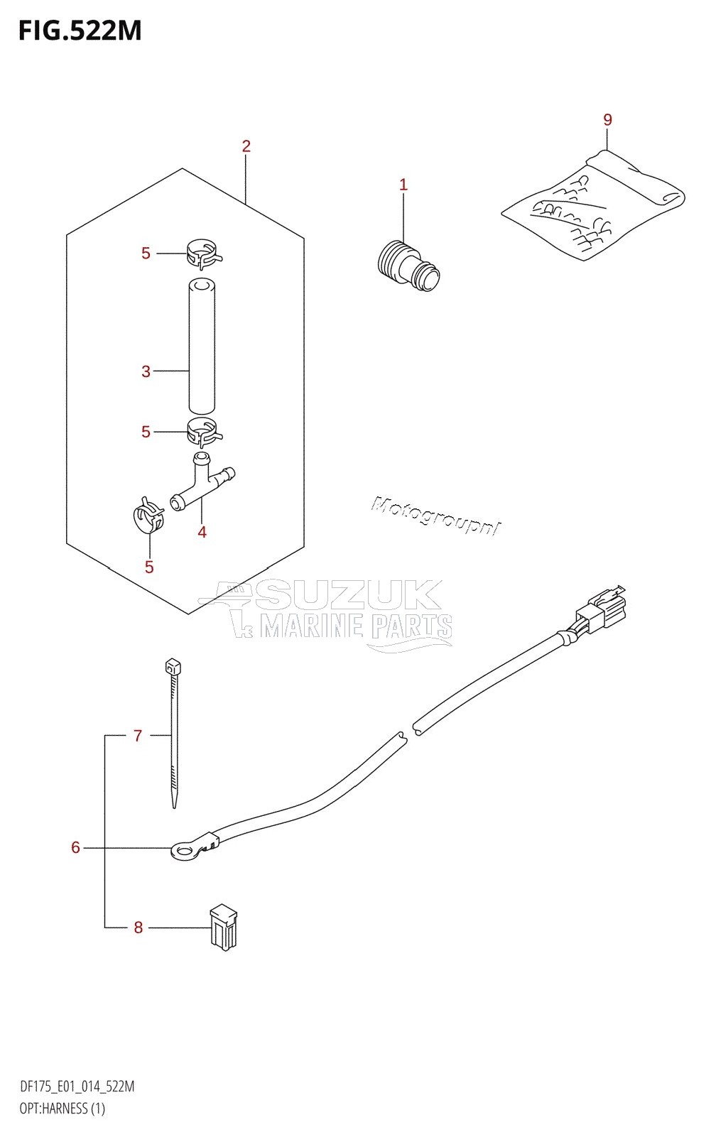 OPT:HARNESS (1) (DF175TG:E40)