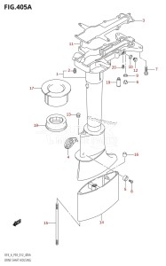 DF4 From 00402F-210001 (P03)  2012 drawing DRIVE SHAFT HOUSING