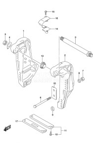 DF 250 drawing Clamp Bracket (DF 250S)