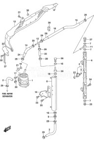 DF 200A drawing Fuel Injector