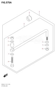 04003F-040001 (2020) 40hp E01 E11-Gen. Export 1-and 2 (DF40AQH  DF40AQH_    DF40AQH   DF40AT  DF40AT_    DF40AT   DF40ATH  DF40ATH_    DF40ATH) DF40A drawing OPT:DRAG LINK (SEE NOTE)