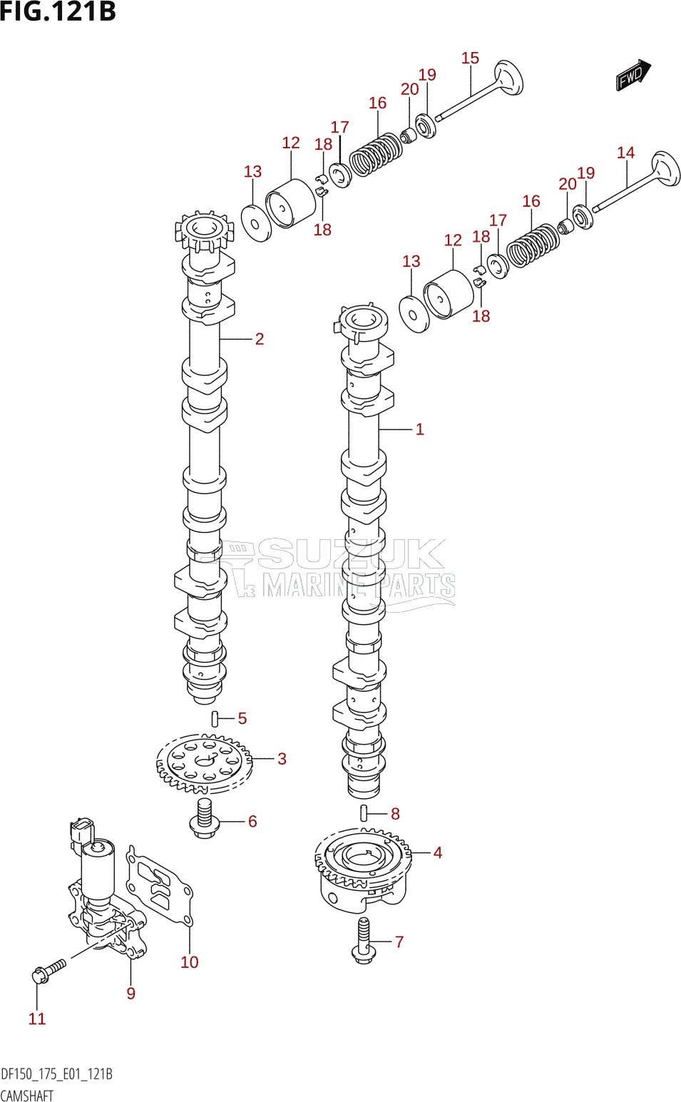 CAMSHAFT (DF175T,DF175Z)