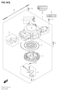 02002F-610001 (2016) 20hp P01-Gen. Export 1 (DF20A  DF20AR  DF20AT  DF20ATH) DF20A drawing RECOIL STARTER (DF20A:P40)