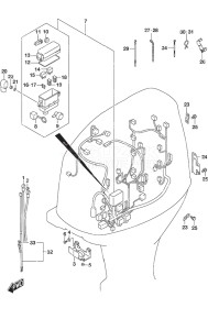 Outboard DF 200A drawing Harness