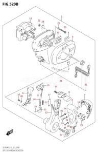 DF200AP From 20003P-340001 (E11 E40)  2023 drawing OPT:FLUSH MOUNT REMOCON (022,023)