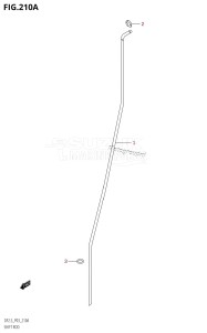 DF2.5 From 00251F-800000 (P01)  2008 drawing SHIFT ROD