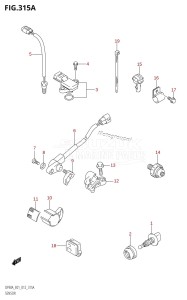 DF70A From 07003F-310001 (E01 E40)  2013 drawing SENSOR