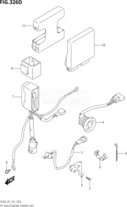 04003F-210001 (2012) 40hp E01-Gen. Export 1 (DF40AQH  DF40AT) DF40A drawing PTT SWITCH / ENGINE CONTROL UNIT (DF50A:E01)