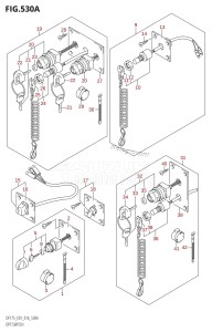 DF175T From 17502F-610001 (E01 E40)  2016 drawing OPT:SWITCH (DF150T:E01)