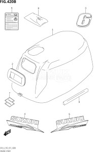 00602F-510001 (2005) 6hp P03-U.S.A (DF6) DF6 drawing ENGINE COVER (DF6:P03)