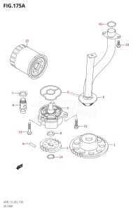 DF115T From 11501F-151001 (E03)  2001 drawing OIL PUMP