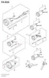 DF175Z From 17502Z-410001 (E01 E40)  2014 drawing OPT:METER (1)