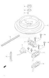 Outboard DF 9.9 drawing Magneto