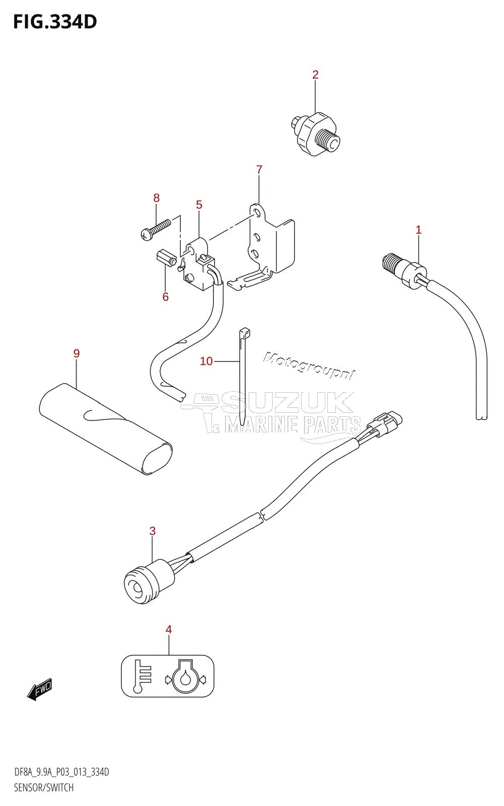 SENSOR /​ SWITCH (DF9.9AR:P03)