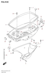 DT9.9A From 00993K-910001 (P36 P40)  2019 drawing LOWER COVER (DT9.9AK,DT15AK)